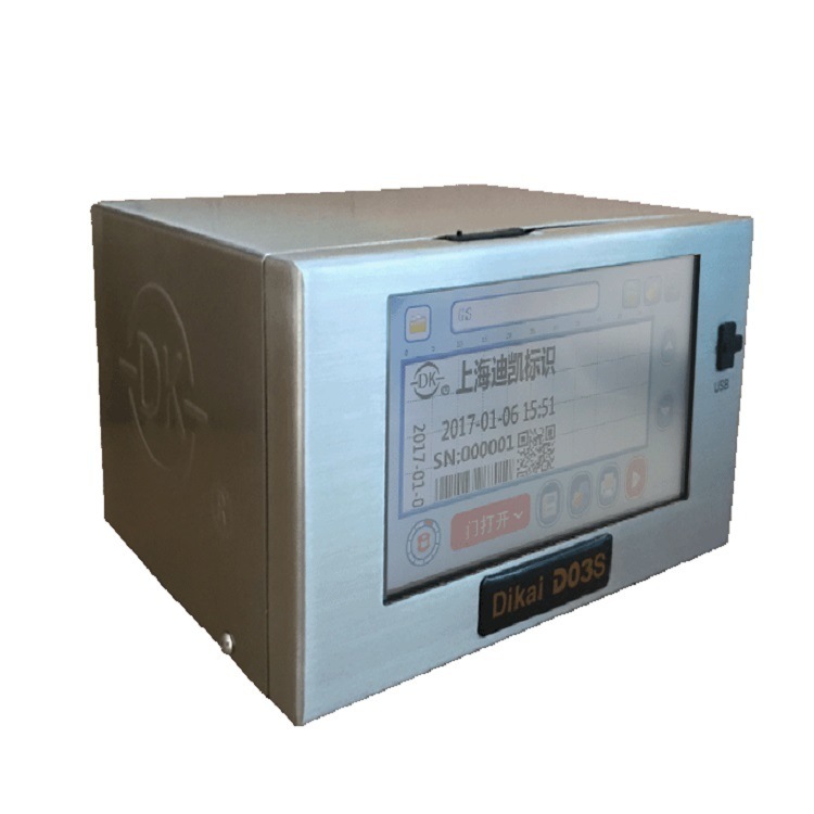 DIKAI D03S 32mm Thermal Transfer Overprinter met AC100-240V 50/60Hz Power en 6bar/90psi Air Supply voor 32x60mm/32x100mm Print Area