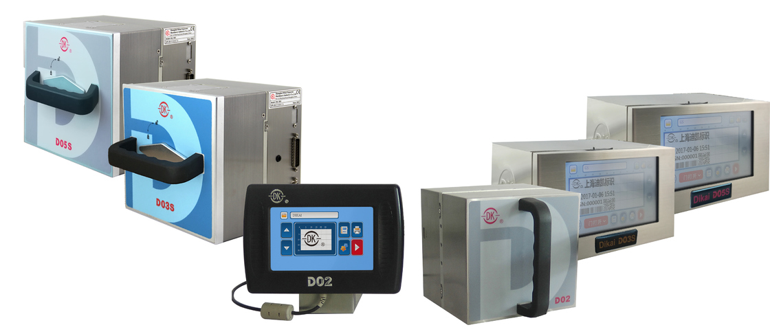 Dikai D05S Thermal Transfer Overprinter met 53mm*150mm Print Area 2-36 m/min Printing Speed en AC 220V/50Hz 110V/60Hz Power