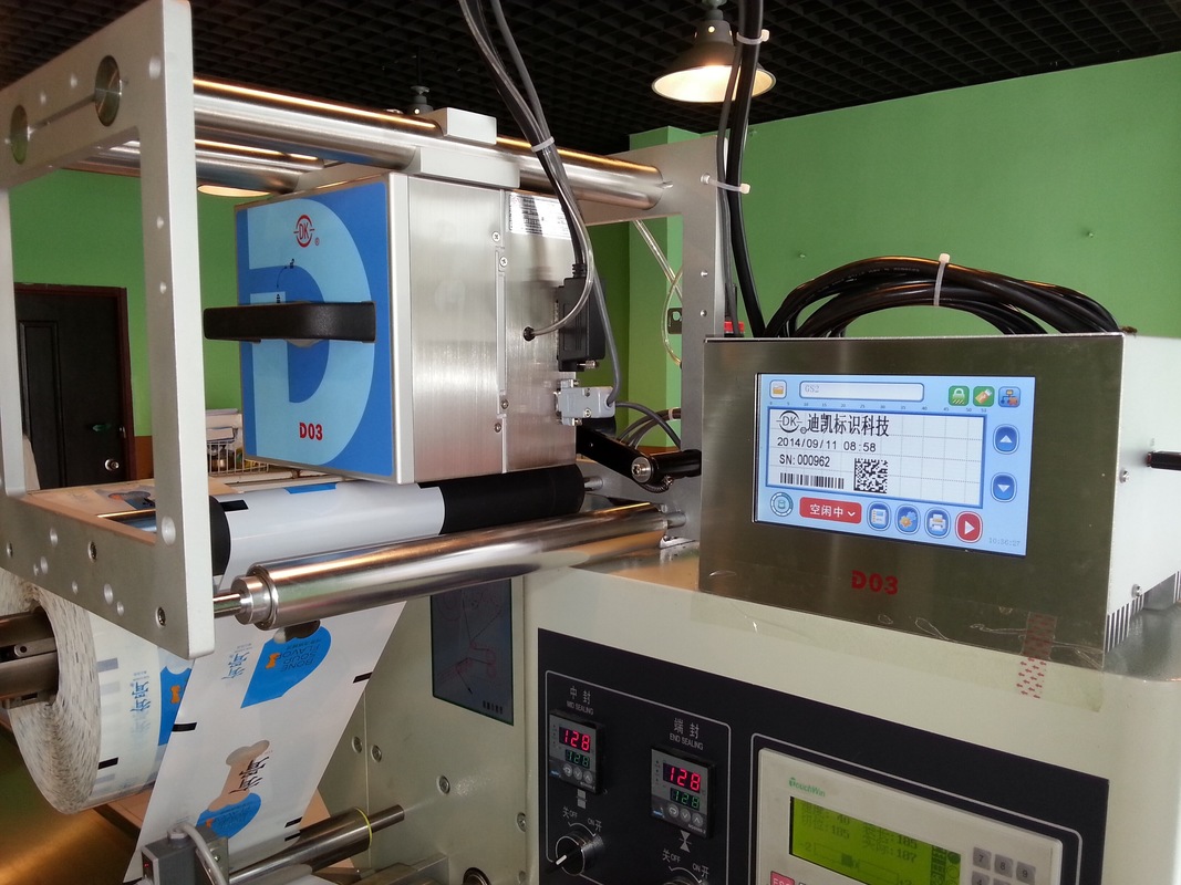 DIKAI D03S Thermische Transfer Overprinter met 32mm Printkop voor QR-code en Barcode Afdrukken in Productiefabrieken